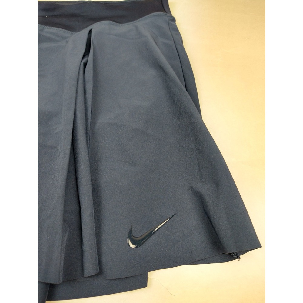 Nike Women's Athletic Navy Blue Golf Tennis Large‎ Skort Pull On Pockets - Picture 4 of 11